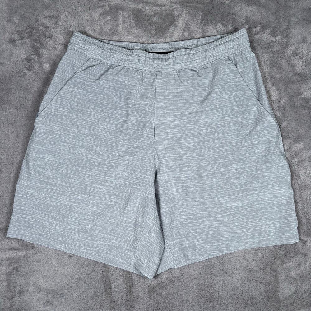 Lululemon Pace Breaker 7” Lined Shorts Gray Heather Men’s Size Medium